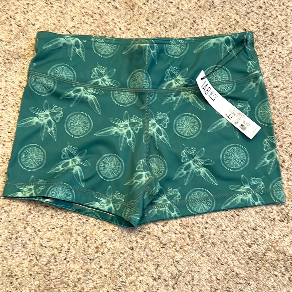 IABMFG no ride short - green pattern